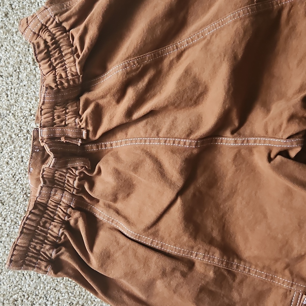BDG Urban Outfitters Women Cargo Pants Relaxed Skate Jeans Cocoa Brown sz 30 - Picture 6 of 10